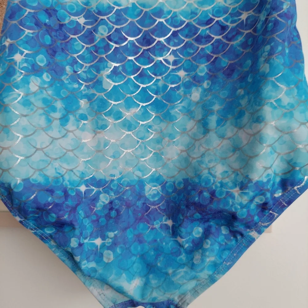 ⭐️ 5/$30 Mermaid one piece Justice swim suit, size 12